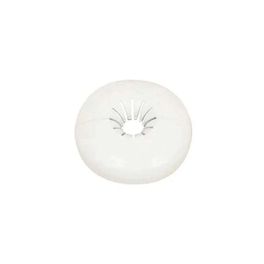Rosetta lusso universale apribile abs bianca - Ø interno da mm.10 mm.16 - 32 pz