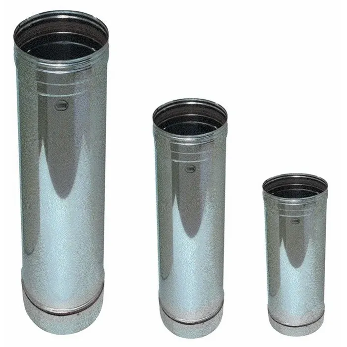 Tubo per Stufa acciaio inox Piemme Speedy art. 01 Ø x altezza 200 x 500 mm