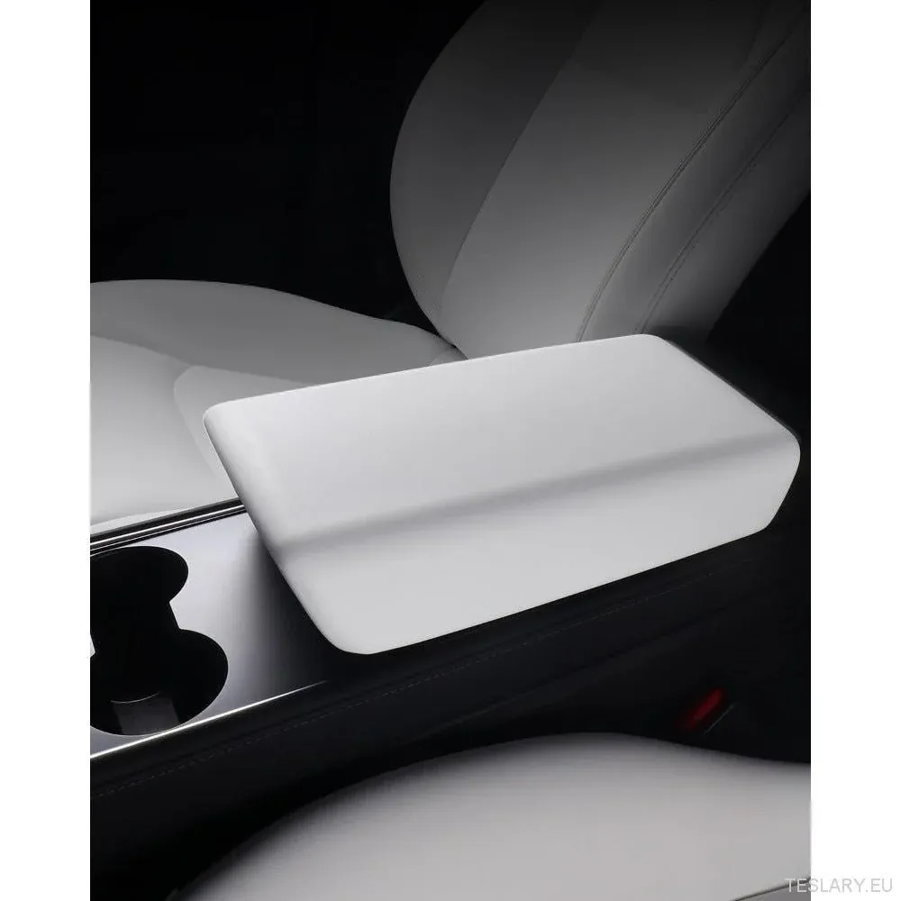 per Tesla Modello 3/Y (2019-2024) Coperchio console del centro bianco-PAD PROTTOCOLO DI CONTROST TPE non slip, Accessorio...