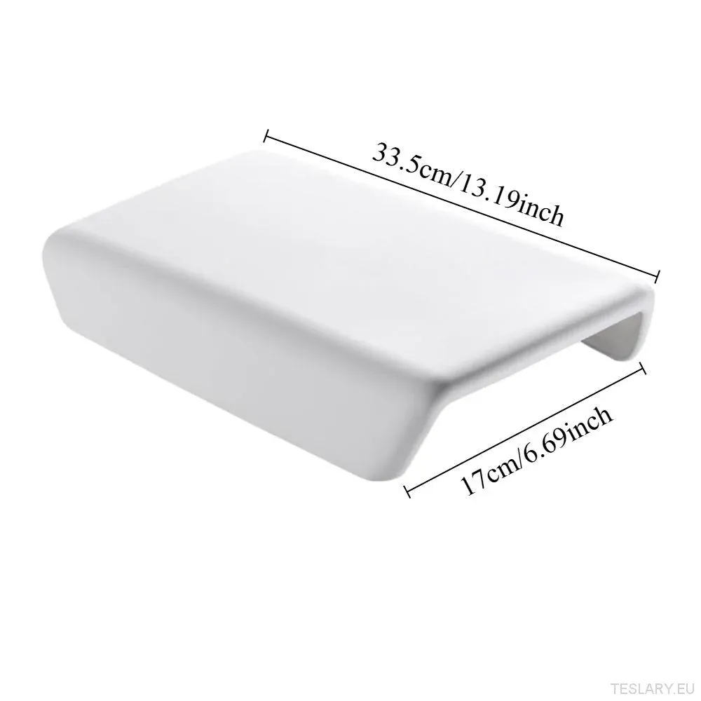 per Tesla Modello 3/Y (2019-2024) Coperchio console del centro bianco-PAD PROTTOCOLO DI CONTROST TPE non slip, Accessorio...