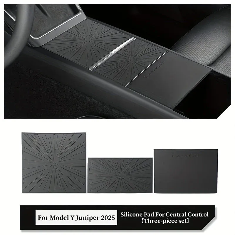 Tesla per la protezione della console al centro silicone del modello Y Juniper/Launch 2025, Coperchio antiscivolo e resist...