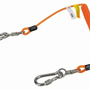 Linea di sicurezza retrattile Bahco fino 2 kg moschettone rotante 2 m 439000002