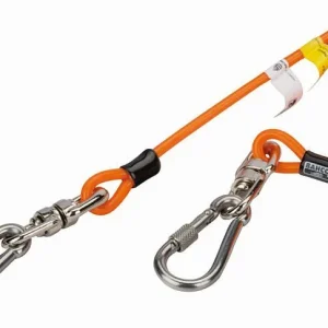 Linea di sicurezza retrattile Bahco fino 3 kg moschettone rotante 15 m 439000003