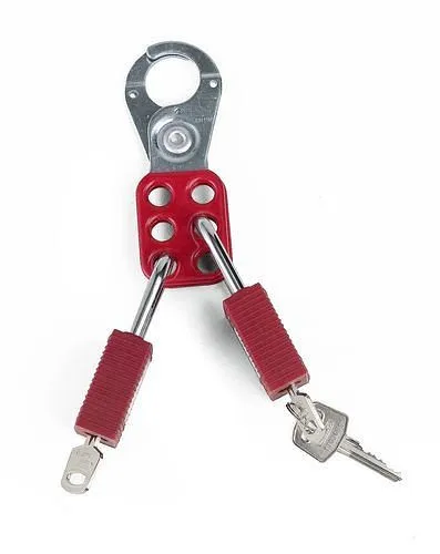 Clip di chiusura multipla DENIOS rossa anello 25 mm sicurezza con fino 6 serrature 209-698