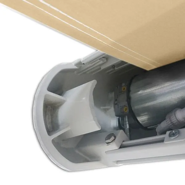 Tenda da sole cassonetto completa HOME DELUXE LED ELOS - 395 x 300 cm colore sabbia 22426