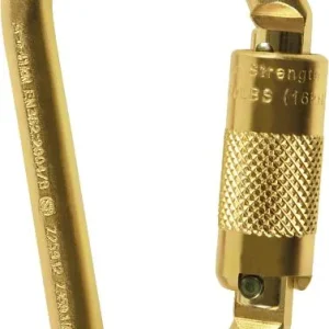 Moschettone Skylotec con twistlock STEEL D TW alluminio HMS 22 kN grigio scuro H-129