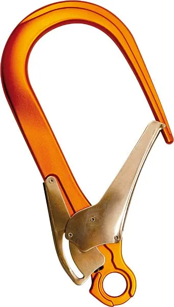 Moschettone Skylotec con una sola mano Moschettone Big Rebar Snap Hook FS 110 Alu H-081