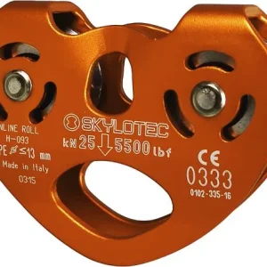 RULLO LINEA Skylotec doppio rullo tandem 25 kN alluminio ovale conico 05 kN H-093