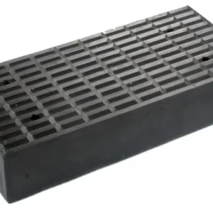 Blocco gomma universale 40 H40xW100xL200mm 100129 Busching