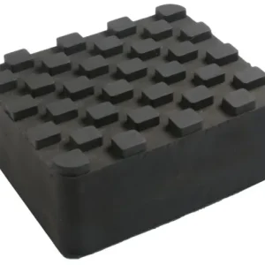 Blocco passante gomma uni H50xL100xL120mm adatto per MAHA/Universal 100504 Busching