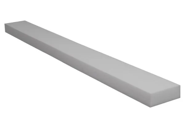 Blocco di supporto PE uni 49/1355 mm H49xL140xL1355mm 100580 Busching