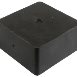 Blocco trapezoidale gomma uni H50xL150xL150mm adatto per Autop Becker con manopole 100381 Busching