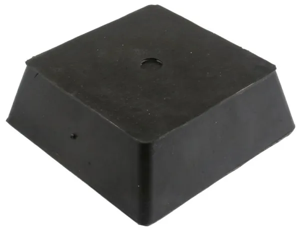 Blocco trapezoidale gomma uni H50xL150xL150mm adatto per Autop Becker con manopole 100381 Busching