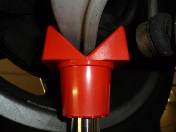 Bussola di montaggio clip PRISMA per cric montaggio 30mm/capacità di carico 500kg/rosso 100696 Busching