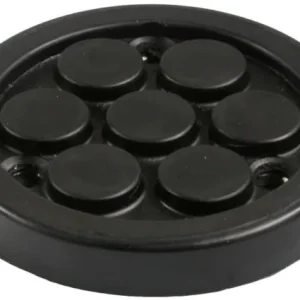 Cuscinetto gomma adatto per Zippo H: 15mm D: 100mm 100337 Busching
