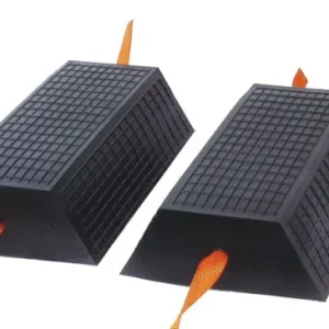 Set di blocchi gomma per piattaforme elevatrici universale 65 "1 paio" H65xL170xL300mm 100354 Busching