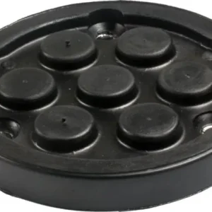 Tampone gomma adatto per Zippo medio H: 16mm P: 120mm con piastra acciaio 100336 Busching