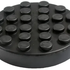 Tampone gomma per boccola adatto per Ravaglioli H: 27mm P: 120mm 3 perni gomma sul lato inferiore 100341 Busching