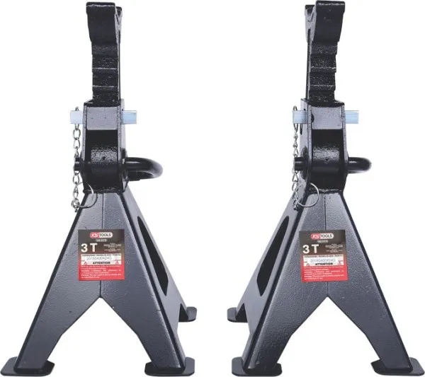 Cavalletto acciaio KS Tools con regolazione rapida 3 t coppia conf.: 1 paio 160.0370