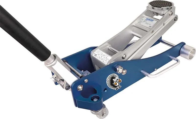Cric idraulico carrello Kunzer alluminio portata: 2.000 kg WK 1019 ALU