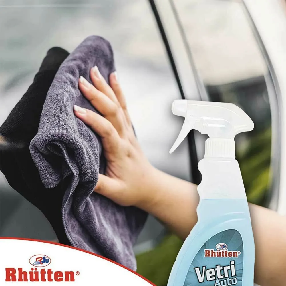Rhutten Detergente Pulizia Vetri Auto Effetto Antistatico Senza Aloni 750ml