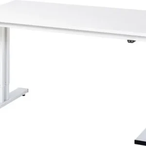 Tavolo da lavoro RAU collezione adlatus 300 (regolabile elettricamente altezza) piastra melammina 1500x720-1120x800 mm 08-...
