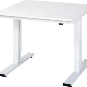 Tavolo da lavoro RAU collezione adlatus 300 (regolabile elettricamente altezza) pannello melamina 1000x720-1120x1000 mm 08...