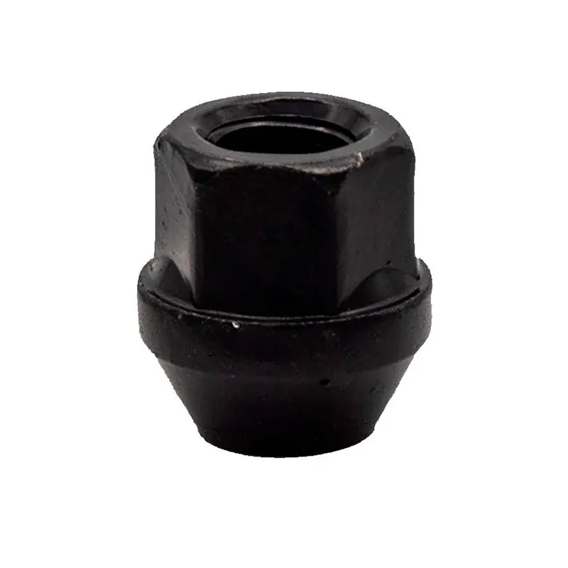 Dado aperto sede conica 60°, chiave SW19, 12 x 1.25 x 25 mm - Black