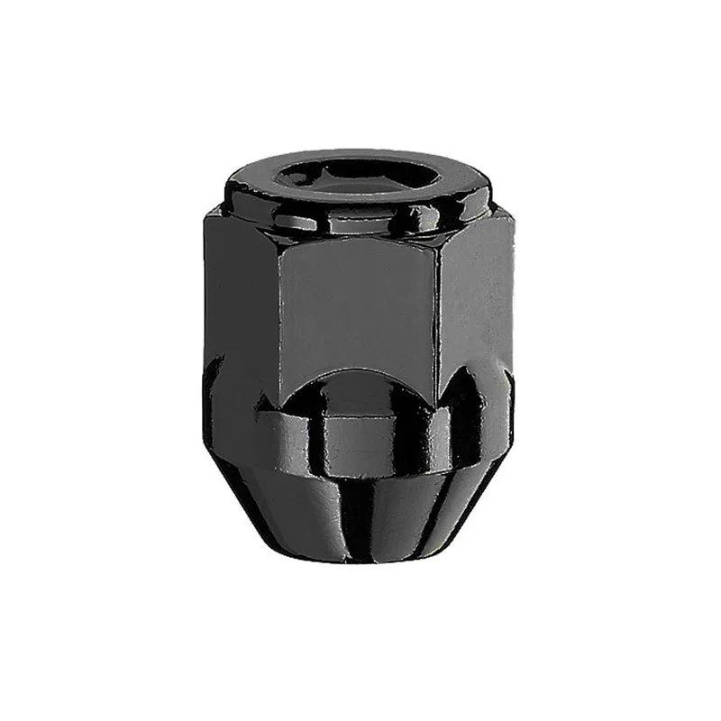 Dado chiuso sede conica 60°, chiave SW19, 12 x 1.5 x 17 mm - Black