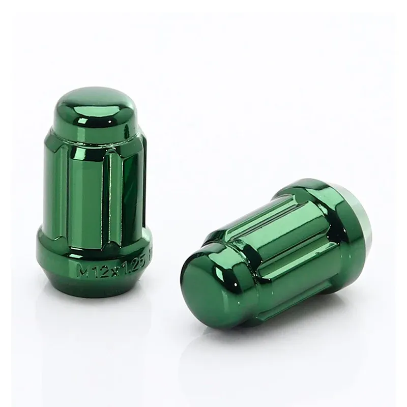 Japan Racing - Dado forgiato acciaio JN2 12x1.5 (green) - Kit 20 dadi