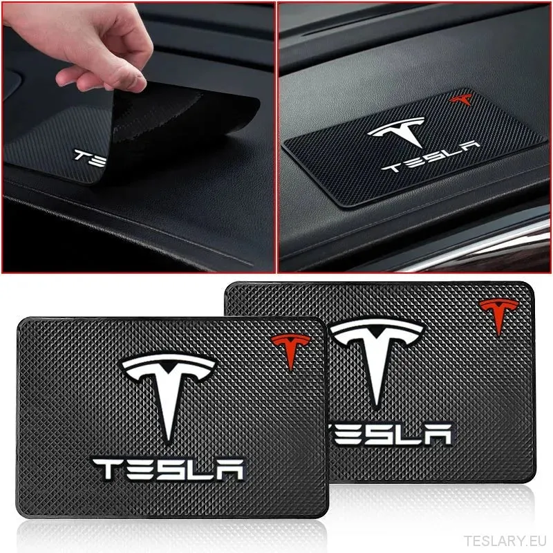 PVC Anti-slip Mat per il tuo Tesla 3 y s x con logo