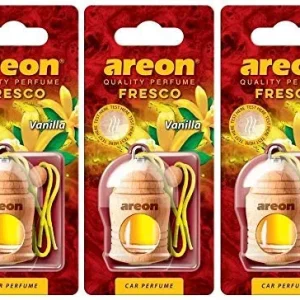 Areon Fresco Deodorante Auto Vaniglia Profumo Dolce Legno Bottiglie Da...
