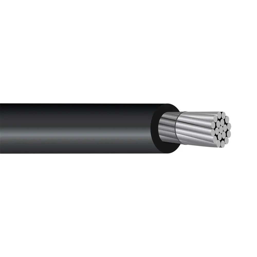1000' 500 MCM THHN/THWN-2 Aluminum Cable PVC Insulation Poliammide Jacket 600V Black