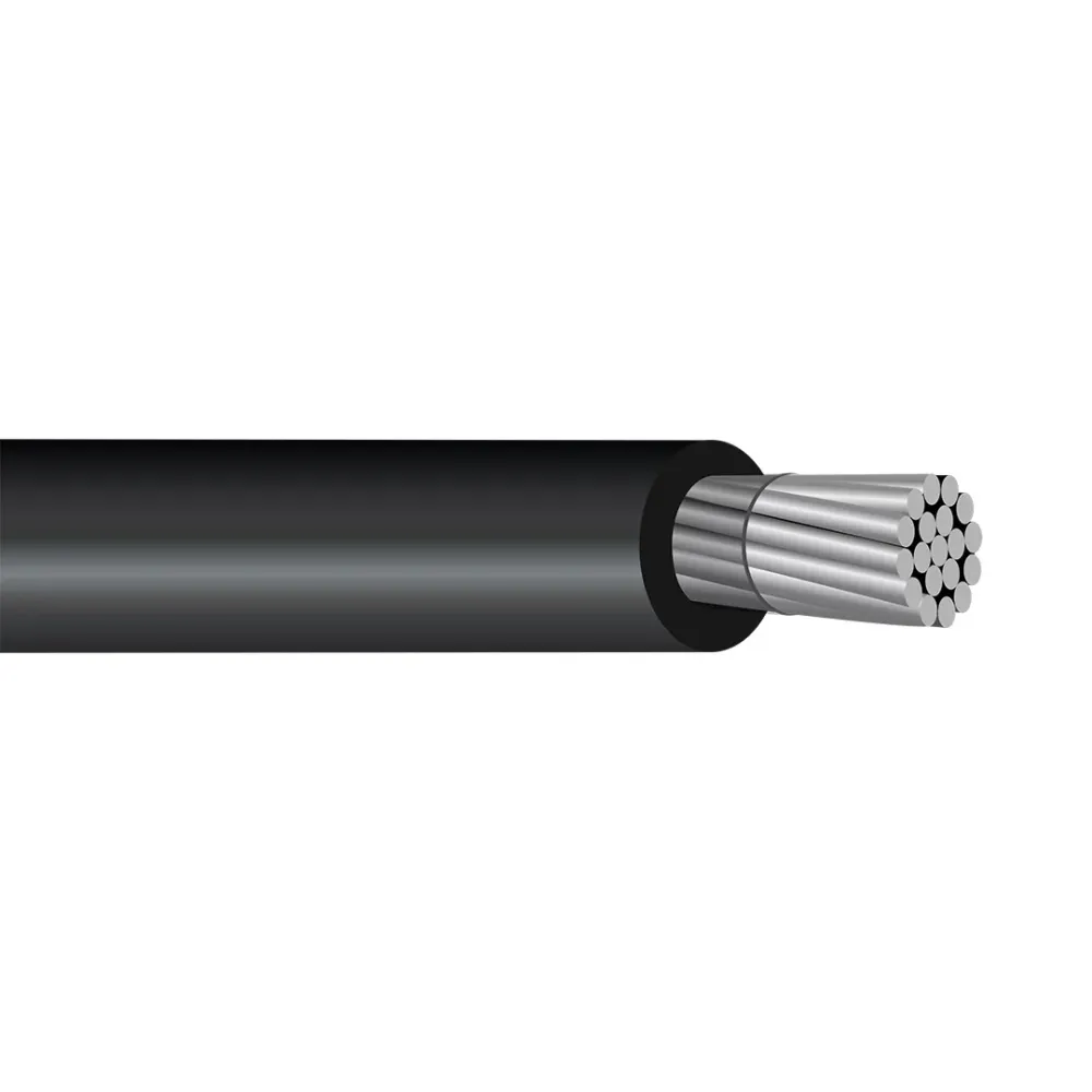 400 MCM THHN/THWN-2 Aluminum Cable PVC Insulation Poliammide Jacket 600V Black