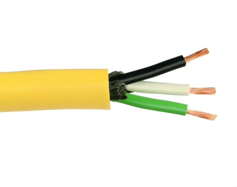 500' 14/3 SOOW Yellow Maneggevole Cord 600V UL-CSA