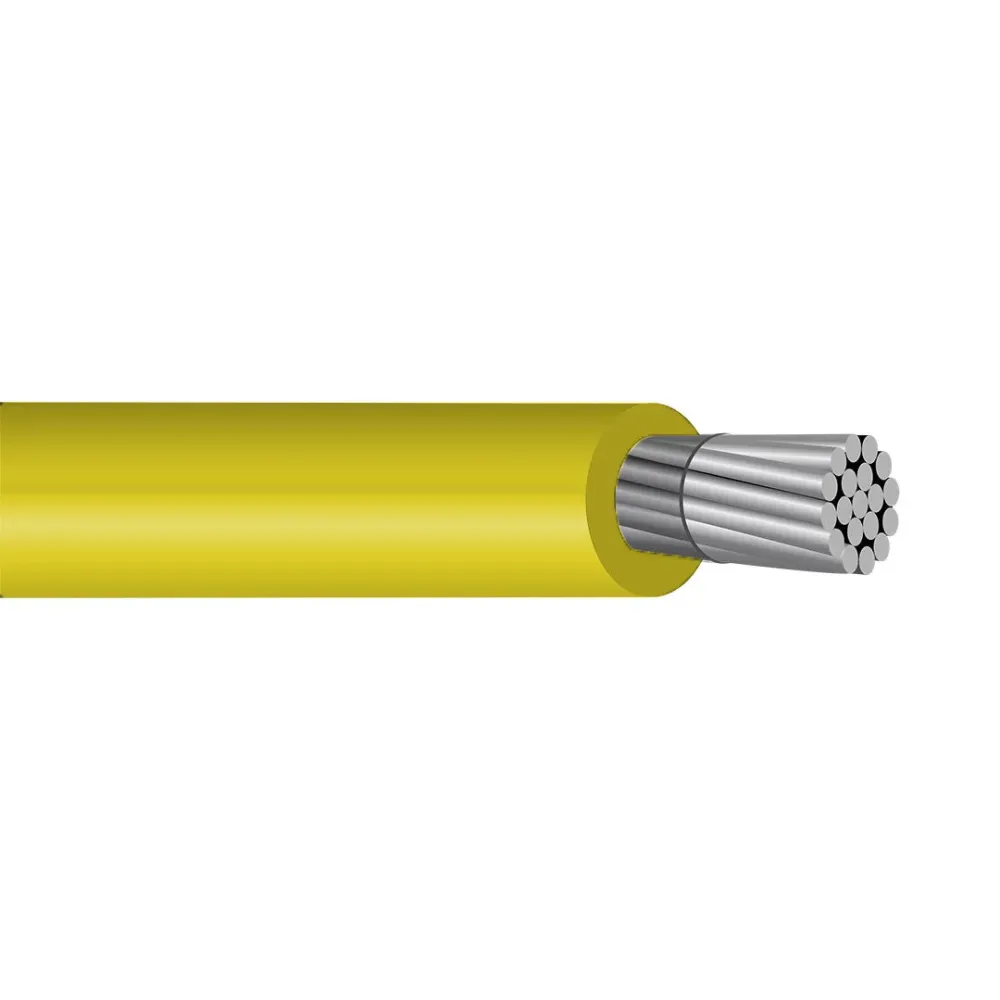 500' 250 MCM THHN/THWN-2 alluminio Cable PVC Insulation Nylon Jacket 600V Black