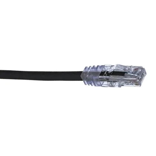 30' 24 AWG Black Cat 6 UTP Rame antico Patch Cord UTPSP30BLY