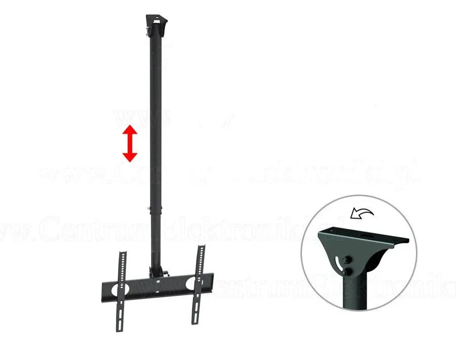 Maclean MC-631 Wall Bracket, Compatibile Ceiling Bracket Maclean MC-541, LCD LED Plasma 32 "- 65" up to 50kg | Alta Veloci...