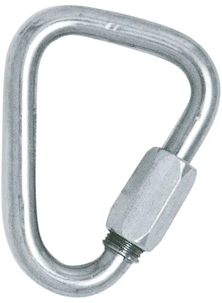 Skylotec moschettone collegamento vite Delta 8mm; DELTA LINK 8 acciaio inossidabile V4A; Portata: 770 kg H-047-8-VA per Al...