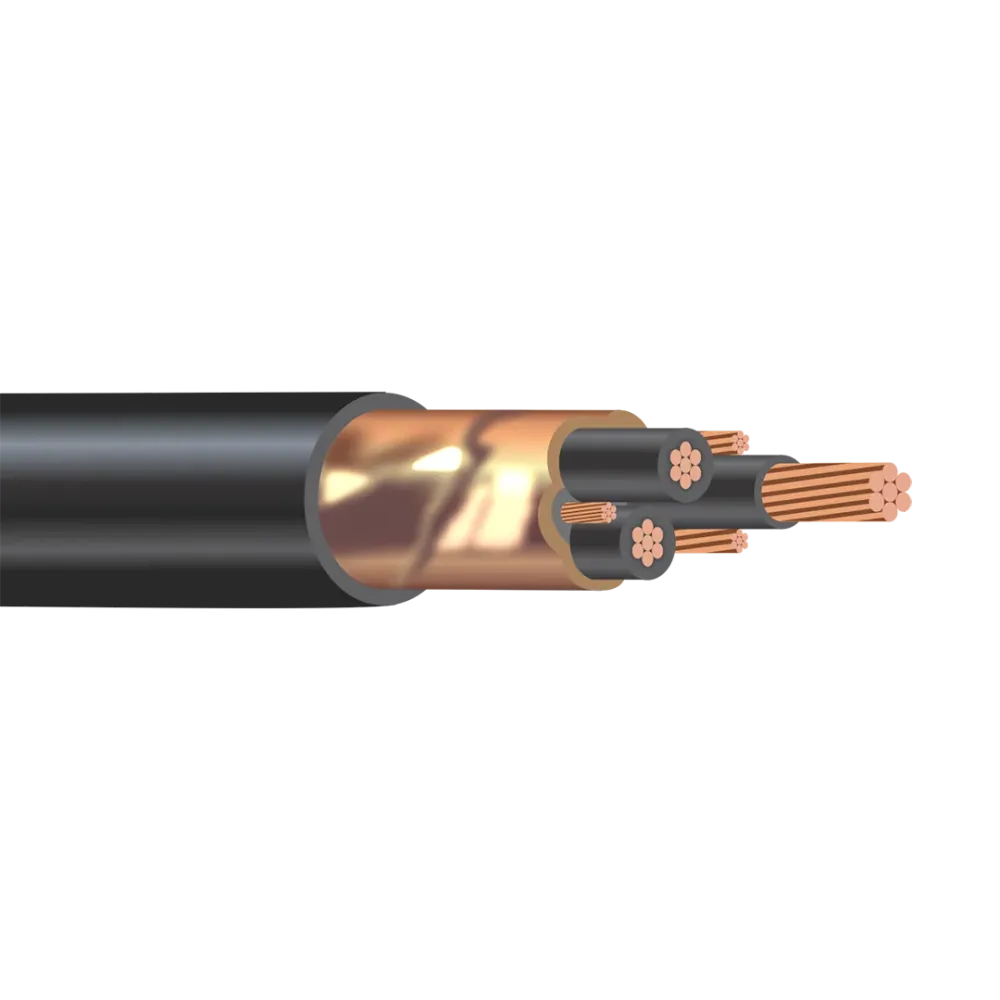 3/0 AWG 3C 3/4 Ground Shielded XLP Insulation 600/1KV VFD Cable | Antiscivolo | Antistatico