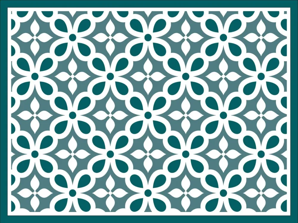 Mantel individual de mosaico americano - Más colores disponibles Resistente agli Oli