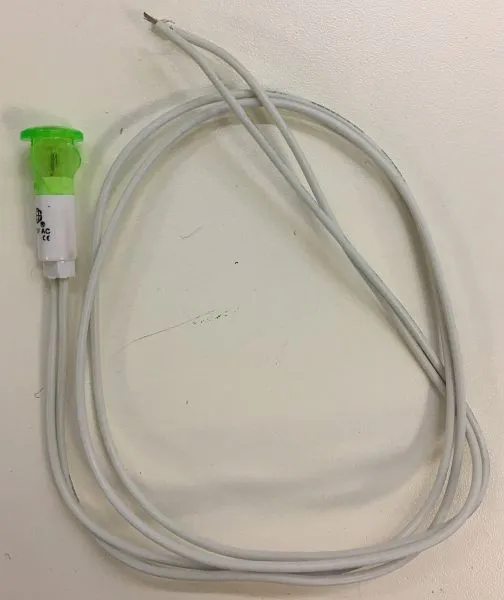 ELMAG Indicatore di direzione verde 220V incluso cavo per EUROSTART 500/550/700/1300/2000 9505254