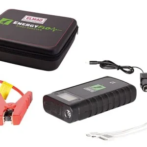 ELMAG Stazione di energia Li/dispositivo di avviamento 12V LITHIUM SMART BOOSTER X7 - Digitale 15.000 mAh I-Start 500 incl...