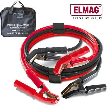 Set di cavi jumper ELMAG max 1000 terminali polari completamente isolati 2 x 5 m 50 mm² inclusa protezione da tensione bor...