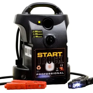 Stazione energetica / dispositivo di avviamento ELMAG 12/24V START TRUCK 5000/2500 inclusa illuminazione LED sul terminale...