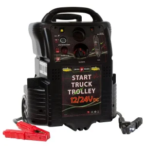 Stazione di energia / dispositivo di avviamento ELMAG 12/24 V - mobile CARRELLO START TRUCK 6200/3100 inclusa illuminazion...