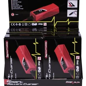 Caricabatterie con display Kraftwerk 6/12V 6 pezzi 31311D