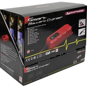 Caricabatterie Kraftwerk Display 12/24V 7A 6 pezzi 31313D