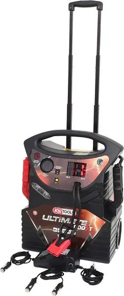 Avviatore di emergenza mobile con batteria KS Tools 12V + 24V 2340A 550.1825