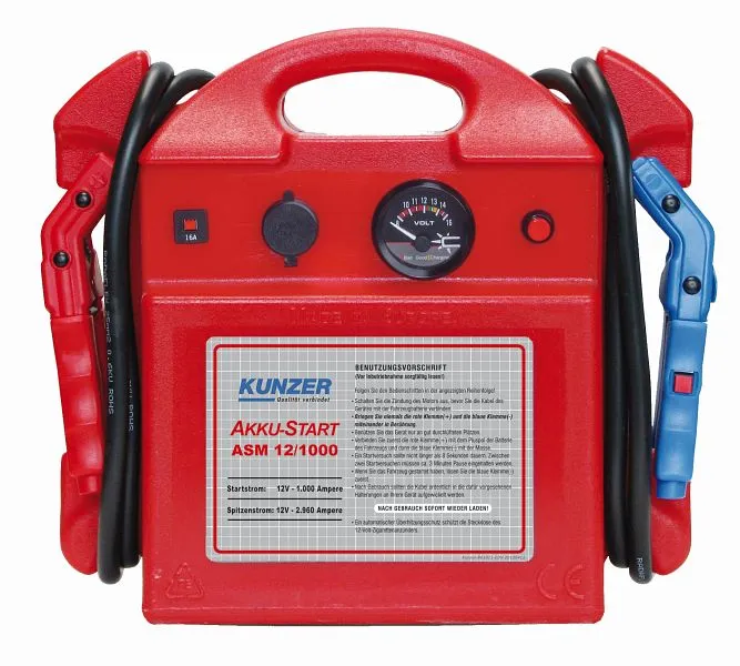 Batteria avviamento Kunzer portatile 12V 2960/1000A ASM 12/1000